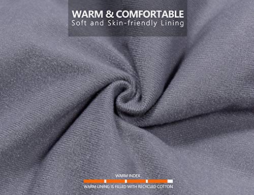 Little Donkey Andy Chaqueta de esquí impermeable para mujer con capucha desmontable - Womens Winter Ski Jacket with Hood, Moderno/ajustado, S, Gris claro