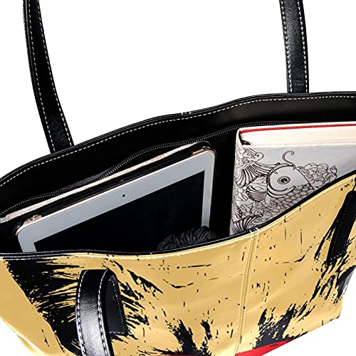 LORVIES Gato British Shorthair con gafas rojas Bolso bandolera de piel sintética y bolsos de mano para mujer