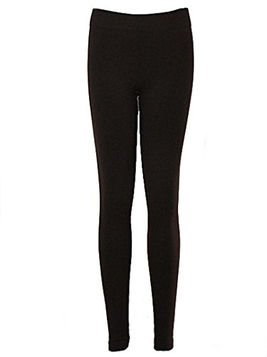 Love Lola - Leggings para mujer (largo, forro polar, para, tallas: S-XL) marrón marrón S/M