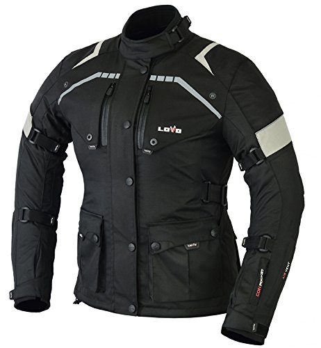 LOVO Chaqueta 3/4 para moto (Mujer) (XL)