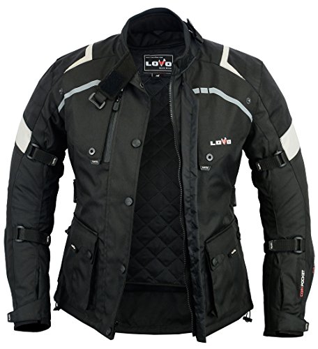 LOVO Chaqueta 3/4 para moto (Mujer) (XL)