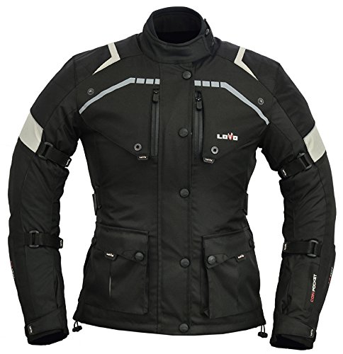 LOVO Chaqueta 3/4 para moto (Mujer) (XL)