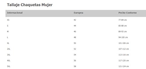 LOVO Chaqueta Corta para Moto (Mujer) (L)