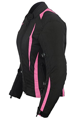 LOVO Chaqueta Corta para Moto (Mujer) (L)