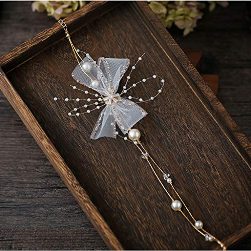 LTCTL Collar Collar de Arco de Tul, Collar de Accesorios de clavícula de Boda, Regalo de cumpleaños/Regalo del día de la Madre/día de San Valentín Regalo Collar (Color : Style A)