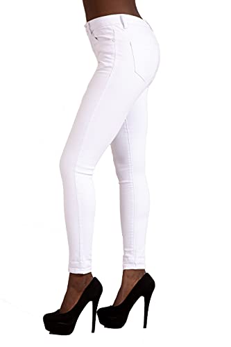 LustyChic Mujer Pantalones Vaquero Skinny Push Up Pantalones Elástico Jeans Cintura Alta