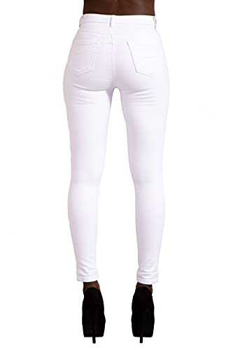 LustyChic Mujer Pantalones Vaquero Skinny Push Up Pantalones Elástico Jeans Cintura Alta