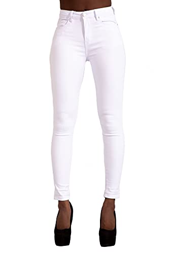 LustyChic Mujer Pantalones Vaquero Skinny Push Up Pantalones Elástico Jeans Cintura Alta