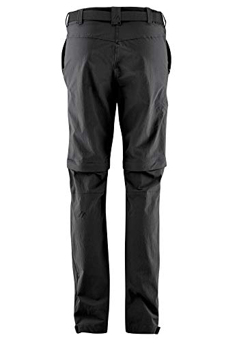 maier sports Mujer Nata – Pantalones de Senderismo T Zipp, Otoño-Invierno, Mujer, Color Negro, tamaño 4XL