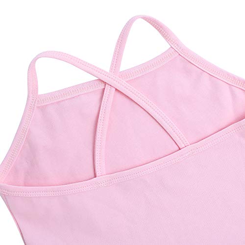 Maillot de Danza Vestido de Ballet con Falda de Estrellas de Gasa para niñas