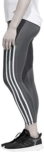 Mallas Adidas para mujer de 3 rayas 7/8 - Negro - X-Large