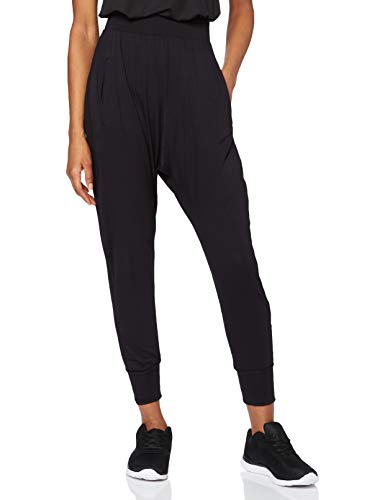 Marca Amazon - AURIQUE Harem - Pantalones Mujer, Negro (Black), 34, Label:XXS