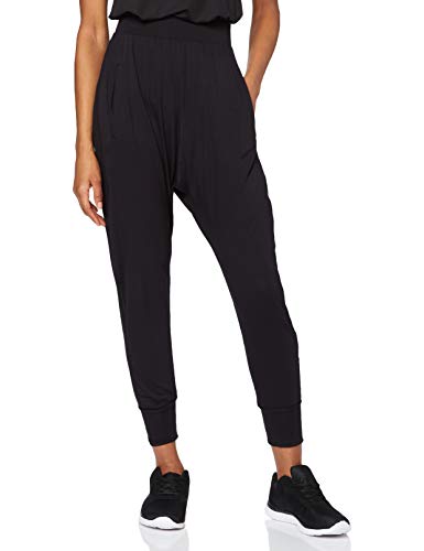 Marca Amazon - AURIQUE Harem - Pantalones Mujer, Negro (Black), 46, Label:XXL