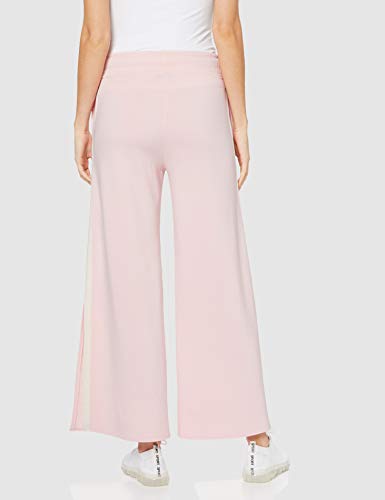 Marca Amazon - AURIQUE Mallas de Deporte con Banda Lateral Mujer, Rosa (Lotus), 42, Label:L