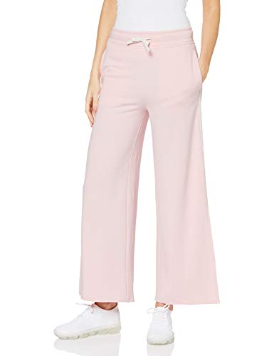 Marca Amazon - AURIQUE Mallas de Deporte con Banda Lateral Mujer, Rosa (Lotus), 42, Label:L