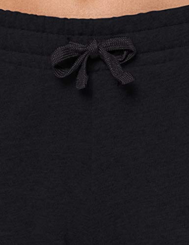 Marca Amazon - AURIQUE Shorts para el Gimnasio Mujer, Negro (Black), 42, Label:L