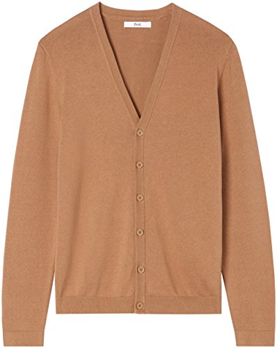 Marca Amazon - find. Chaqueta de Punto para Hombre, Beige (Camel), M, Label: M