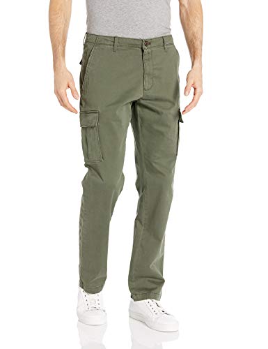 Marca Amazon - Goodthreads: pantalones elásticos deportivos cargo vintage para hombre., Deep Depth, 34W x 34L