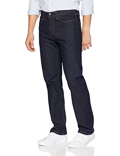 Marca Amazon - Goodthreads Straight-Fit Jean Jeans, Rinse/Dark Blue, 32W x 32L