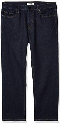 Marca Amazon - Goodthreads Straight-Fit Jean Jeans, Rinse/Dark Blue, 32W x 32L