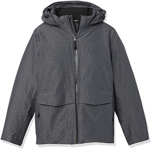 Marca Amazon - Peak Velocity Chaqueta Snow Tech con Forro Acolchado. down-alternative-outerwear-coats, Gris, US S (EU S)