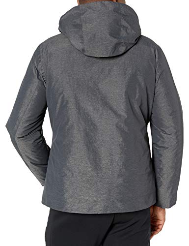 Marca Amazon - Peak Velocity Chaqueta Snow Tech con Forro Acolchado. down-alternative-outerwear-coats, Gris, US S (EU S)