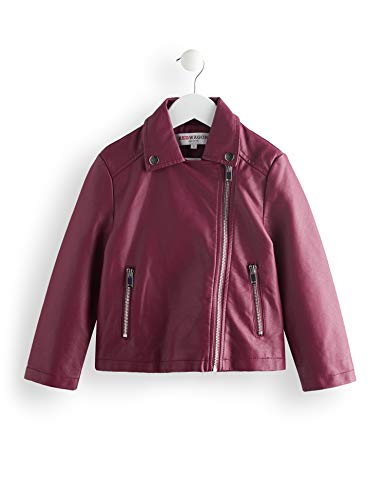 Marca Amazon - RED WAGON Chaqueta Biker Niñas, Morado (Purple), 110, Label:5 Years