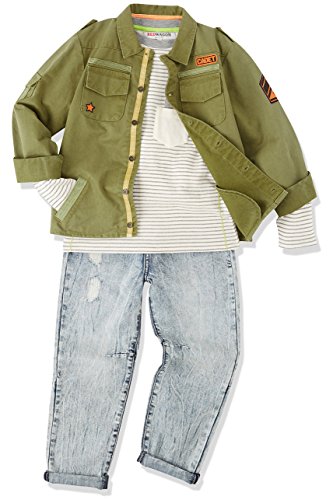 Marca Amazon - RED WAGON Vaqueros Niños, Azul (Blue), 122, Label:7 Years