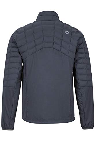 Marmot Featherless Hybrid Jacket Chaqueta Senderismo Forrada, Chaqueta Outdoor, Anorak; Repelente Al Agua, A Prueba De Viento, Hombre, Dark Steel, XL