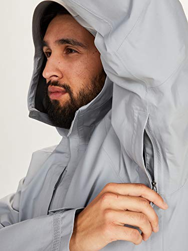 Marmot Minimalist Jacket Chubasquero Rígido, Chaqueta Impermeable, A Prueba De Viento, Impermeable, Transpirable, Hombre, Sleet, M