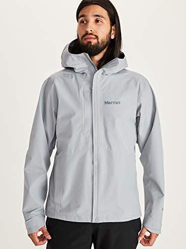 Marmot Minimalist Jacket Chubasquero Rígido, Chaqueta Impermeable, A Prueba De Viento, Impermeable, Transpirable, Hombre, Sleet, M