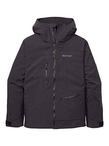Marmot Refuge Jacket Chaqueta para la Nieve rígida, Ropa de esquí y Snowboard, Resistente al Viento, Resistente al Agua, Transpirable, Hombre, Black, L