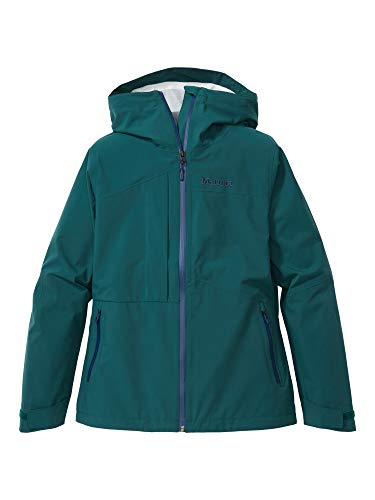 Marmot Wm's EVODry Torreys Jacket Chubasquero rígido, Chaqueta Impermeable, a Prueba de Viento, Impermeable, Transpirable, Mujer, Botanical Garden, XL