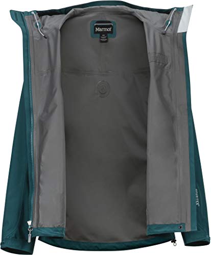 Marmot Wm's Minimalist Jacket Chubasqueros, Chaqueta Impermeable, A Prueba De Viento, Impermeable, Transpirable, Mujer, Deep Teal, L