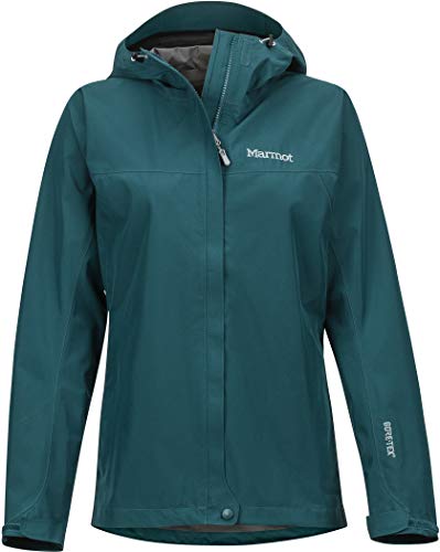 Marmot Wm's Minimalist Jacket Chubasqueros, Chaqueta Impermeable, A Prueba De Viento, Impermeable, Transpirable, Mujer, Deep Teal, L