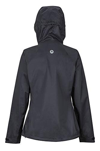 Marmot Wm's PreCip Stretch Jacket Chubasquero rígido, Chaqueta Impermeable, a Prueba de Viento, Impermeable, Transpirable, Mujer, Black, M