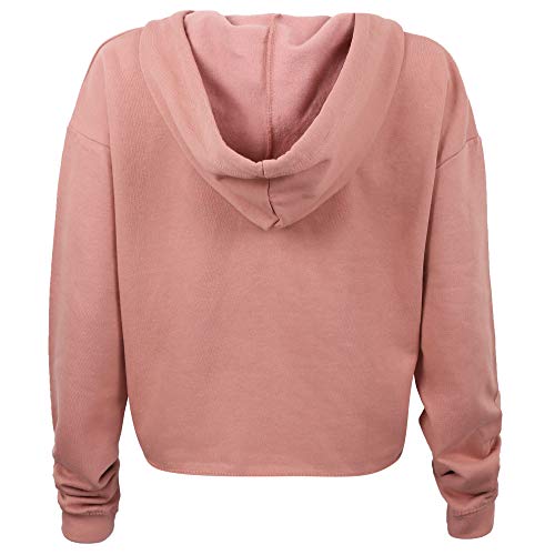 Marvel Comic Logo Hood Sudadera con Capucha, Rosa (Dusty), 40 para Mujer