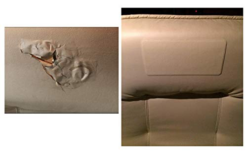 MastaPlasta - Parches AUTOADHESIVOS para reparación de Cuero y Otros Tejidos. MARRÓN Oscuro. Elije el tamaño y el diseño. Primeros Auxilios para sofás, Asientos de Coche, Bolsos, Chaquetas