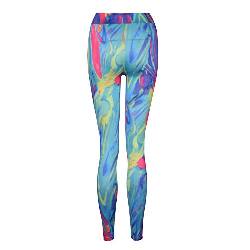 MEIbax Leggings Deportes Pantalones para Mujeres de Estampado de Las Entrenamiento Gimnasio Correr de Fitness Gym Yoga Pantalon Deportivo Mallas Running Workout Pantalones elásticos