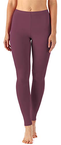 Merry Style Leggins Largos Mallas Deportivas Mujer MS10-143 (Borgoña, XS)