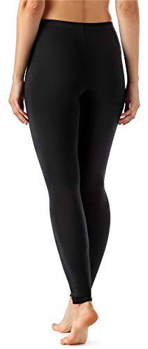 Merry Style Leggins Largos Mallas Deportivas Mujer MS10-143 (Negro, L)