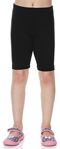 Merry Style Leggins Mallas Pantalones Cortos Ropa Deportiva Niña MS10-132 (Negro, 146 cm)