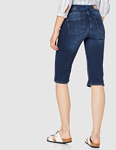 Mexx Bermudas, Azul (Denim Dark Wash 300098), W27/L32 (Talla del Fabricante: 27) para Mujer