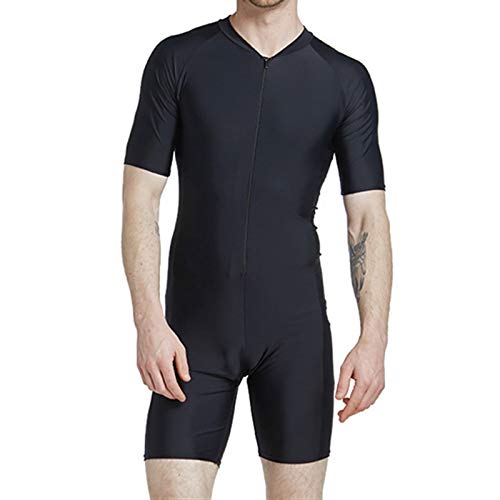 MHSHKS Trajes De Neopreno Piel De Buceo Hombres Y Mujeres Traje De Salto De Manga Corta De Una Pieza Traje De Baño Traje De Baño Ropa De Playa para Hacer Surf, Nadar, Deportes Acuáticos