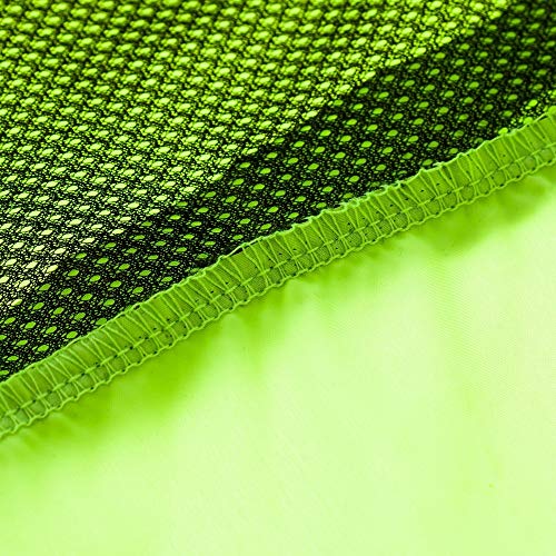 MiOYOOW Chaqueta de Ciclismo, Cortaviento Jersey para Hombre Ajustable Dobladillo Chubasquero con Tira Reflectante