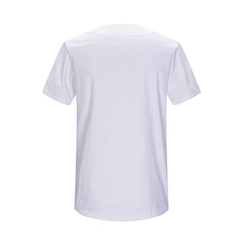 MISEMIYA - Casaca Unisex MÉDICO Enfermera Uniforme Limpieza Laboral ESTÉTICA Dentista Veterinaria Sanitario HOSTELERÍA - Ref.817 - L, Blanco