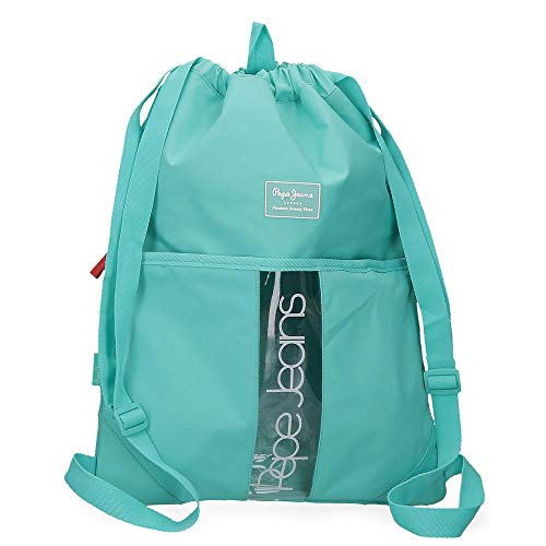 Mochila Saco Pepe Jeans Darienne, 35x46 cm, Verde