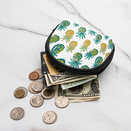 Monederos, Conejos y Huevos Bolsas para Monedero Niños Pequeño Bolsa de Efectivo Portátil Mini Cambiar Carteras Para Mujeres Niñas 4.7 X 3.5 Pulgadas