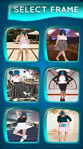 Montaje de fotos de faldas de mujer