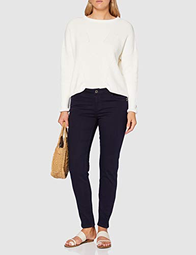 Morgan Pantalon Skinny Taille Standard 5 Poches Petra Casuales, Marino, T42 para Mujer